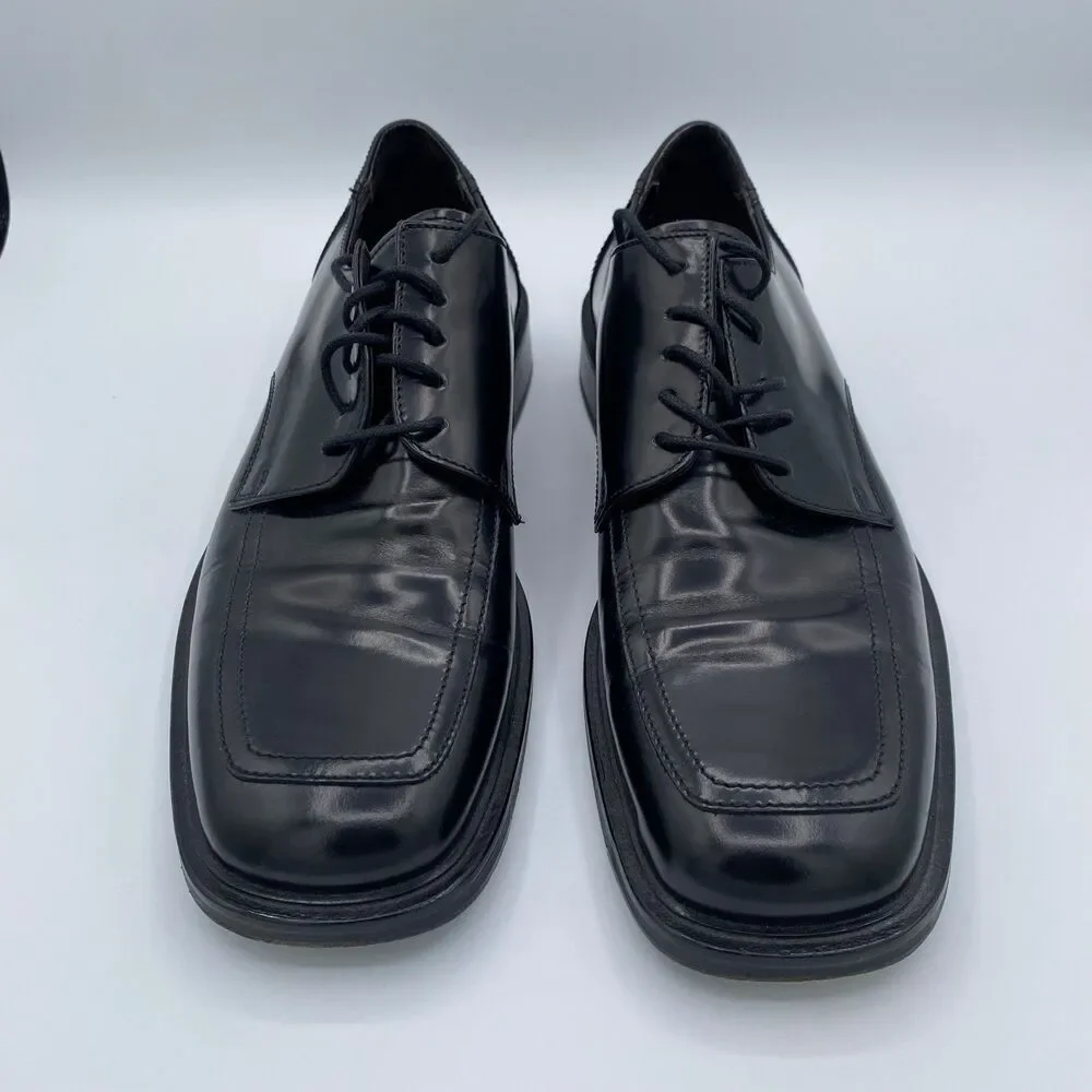 Men’s Dress Shoes Black Leather Size 10 Work Office Wedding